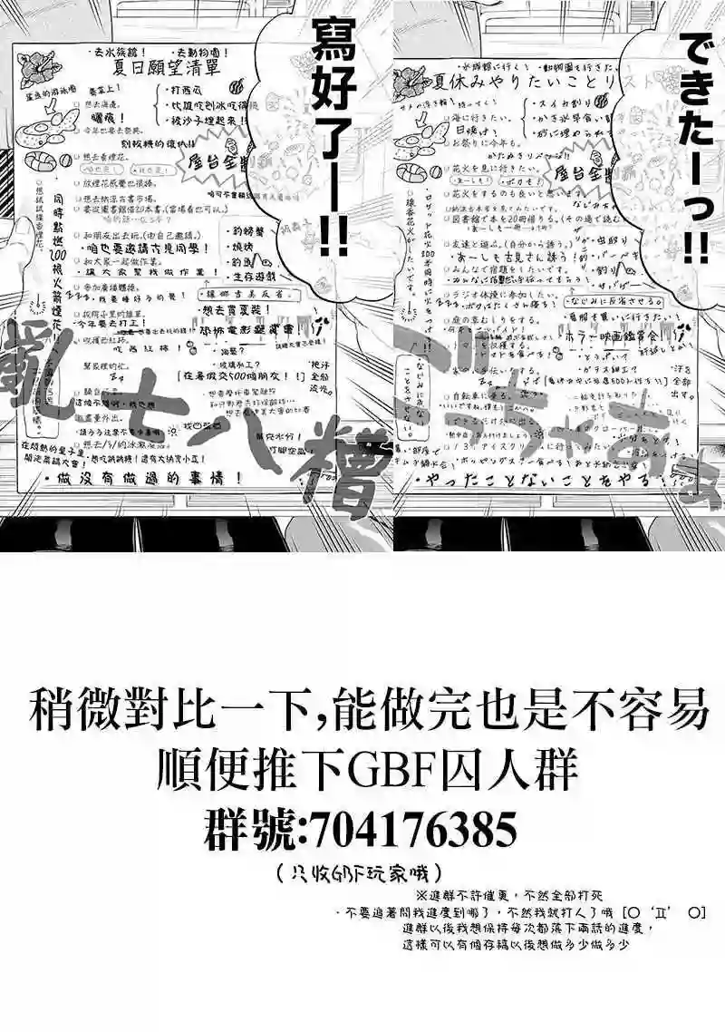 古见同学有交流障碍症第160话 是愿望清单。