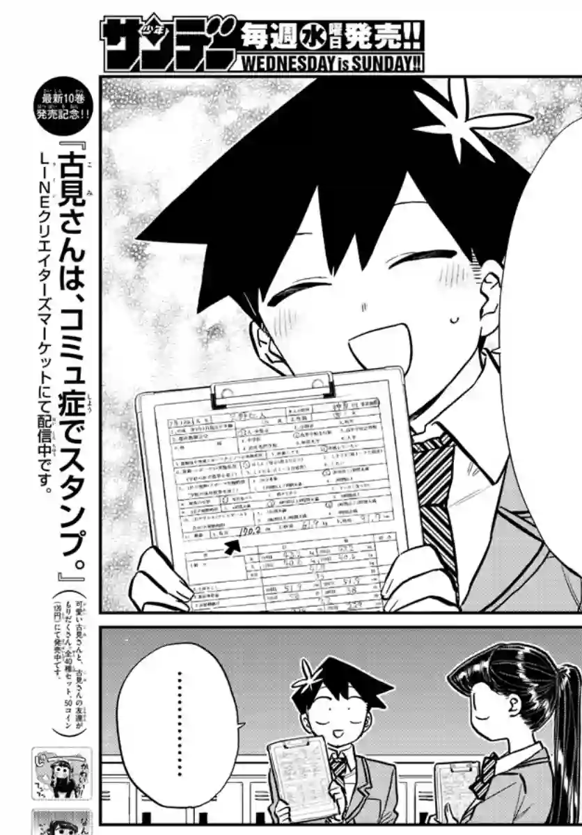 古见同学有交流障碍症第205话 是身高2