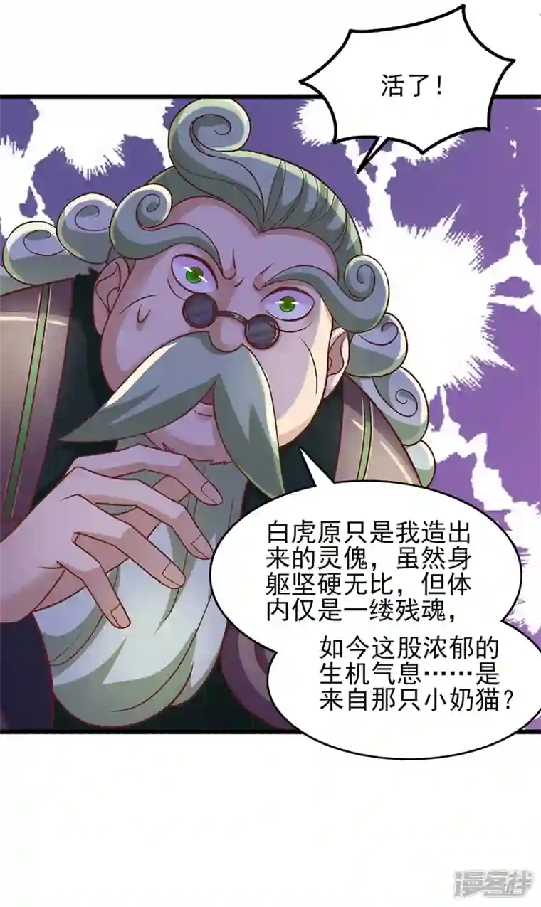 灵剑尊第422话 灵兽卵里孵出小奶猫