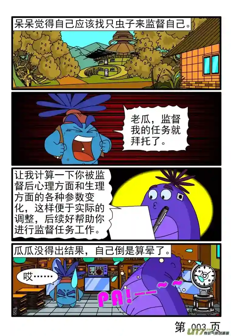 呆呆和瓜瓜被监督时更有工作效率