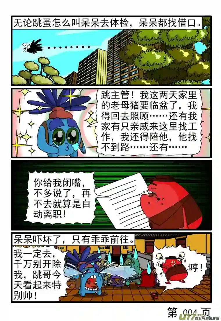 呆呆和瓜瓜体检