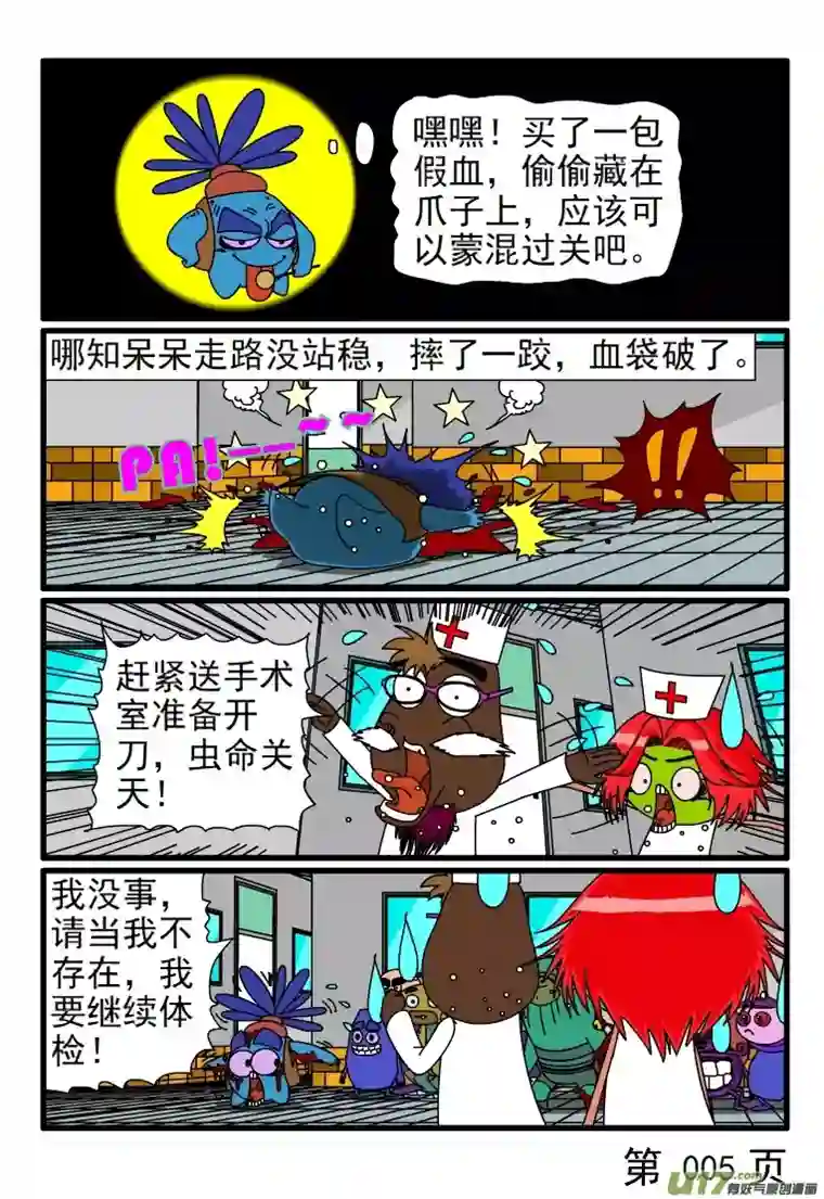 呆呆和瓜瓜体检