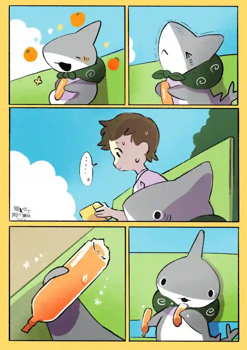 小鲨鱼去郊游夏日