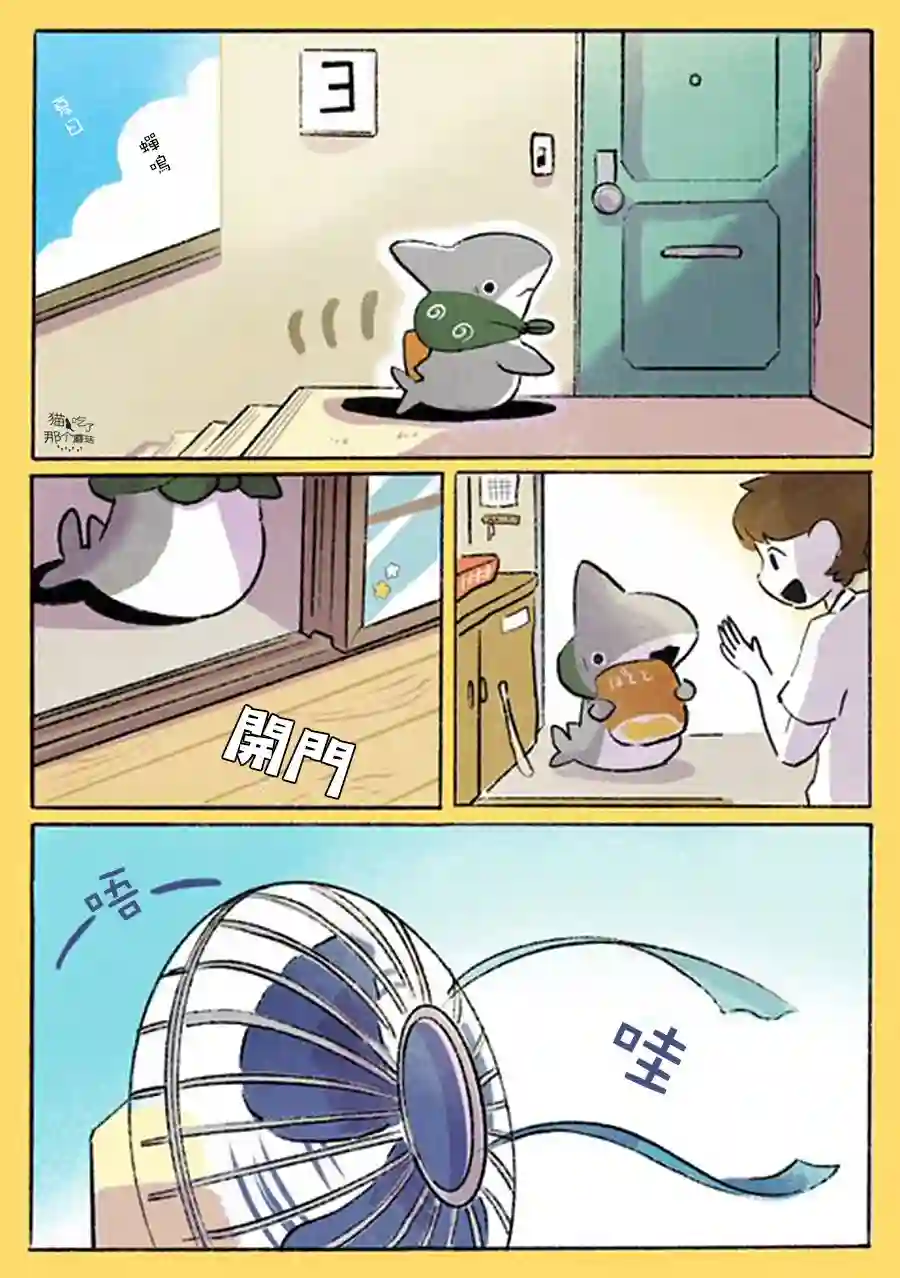 小鲨鱼去郊游风扇