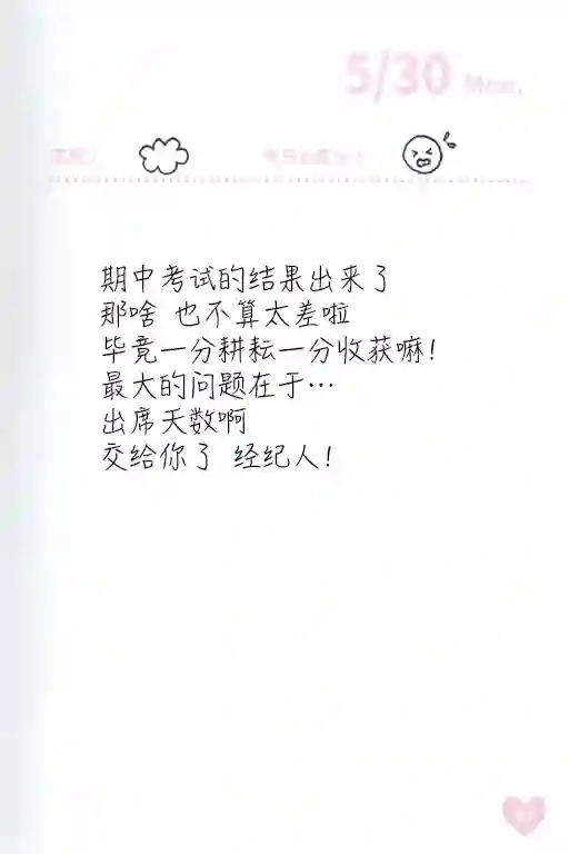 偶像荣耀 IDOLY PRIDE 麻奈日记5.28-6.03