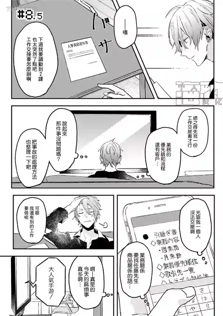 网游线下面基来的人却是自家魔鬼上司第8.5话