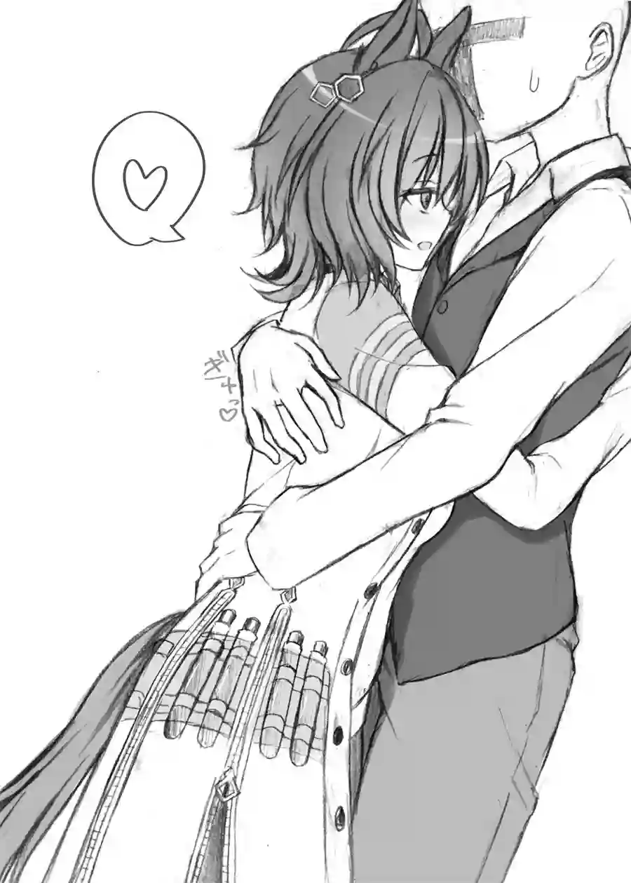 推特赛马娘同人速子跟训练员杂图