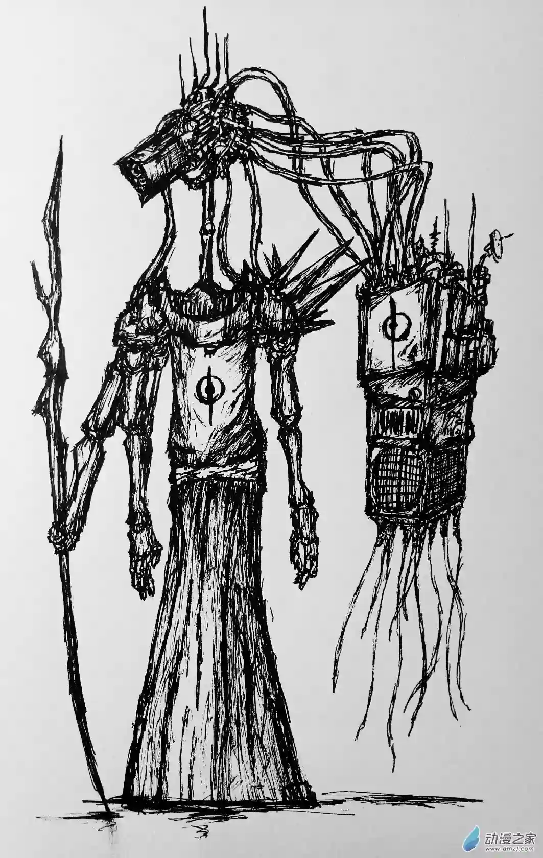 正当防卫插画集文书