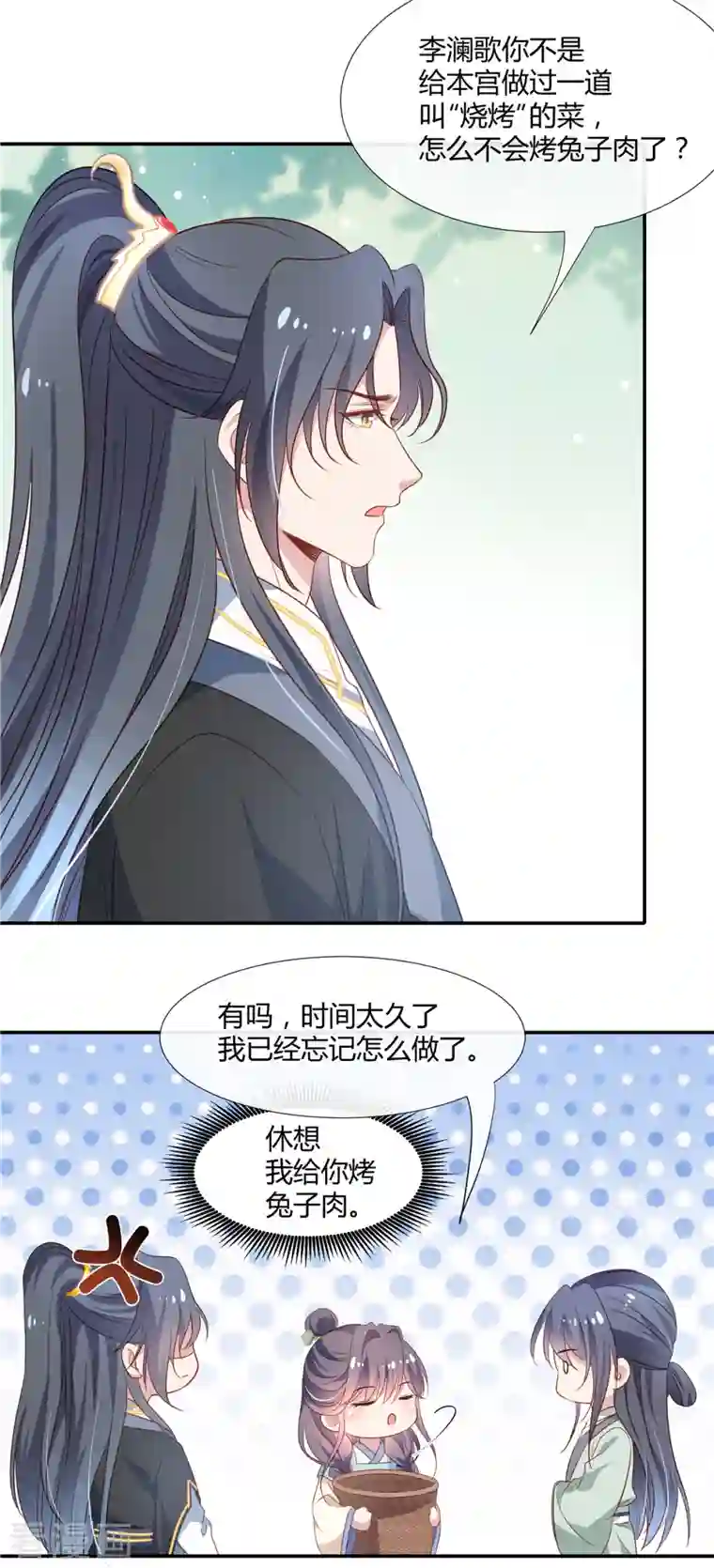 绝色女医：太子你就从了我第49话 兔兔可爱怎么可以吃？