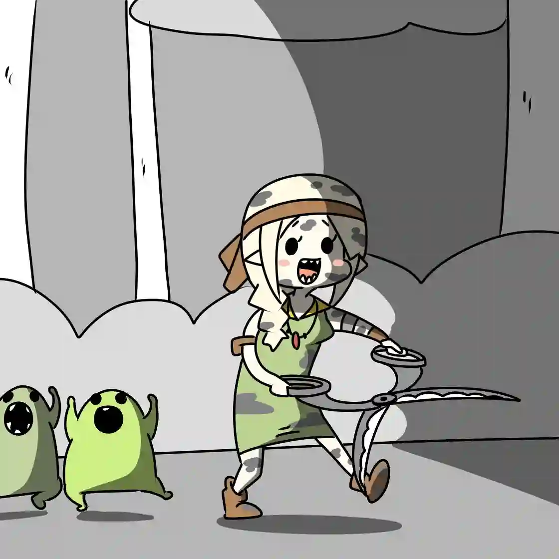 在跳蚤市场被出售的精灵第03话