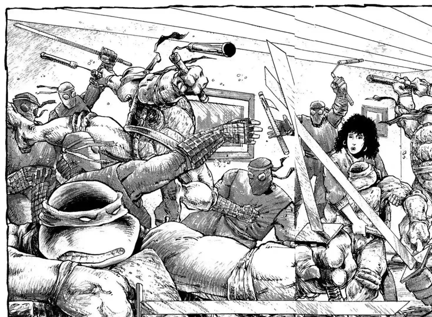 忍者神龟：90皮套电影三部曲配套漫画第一部