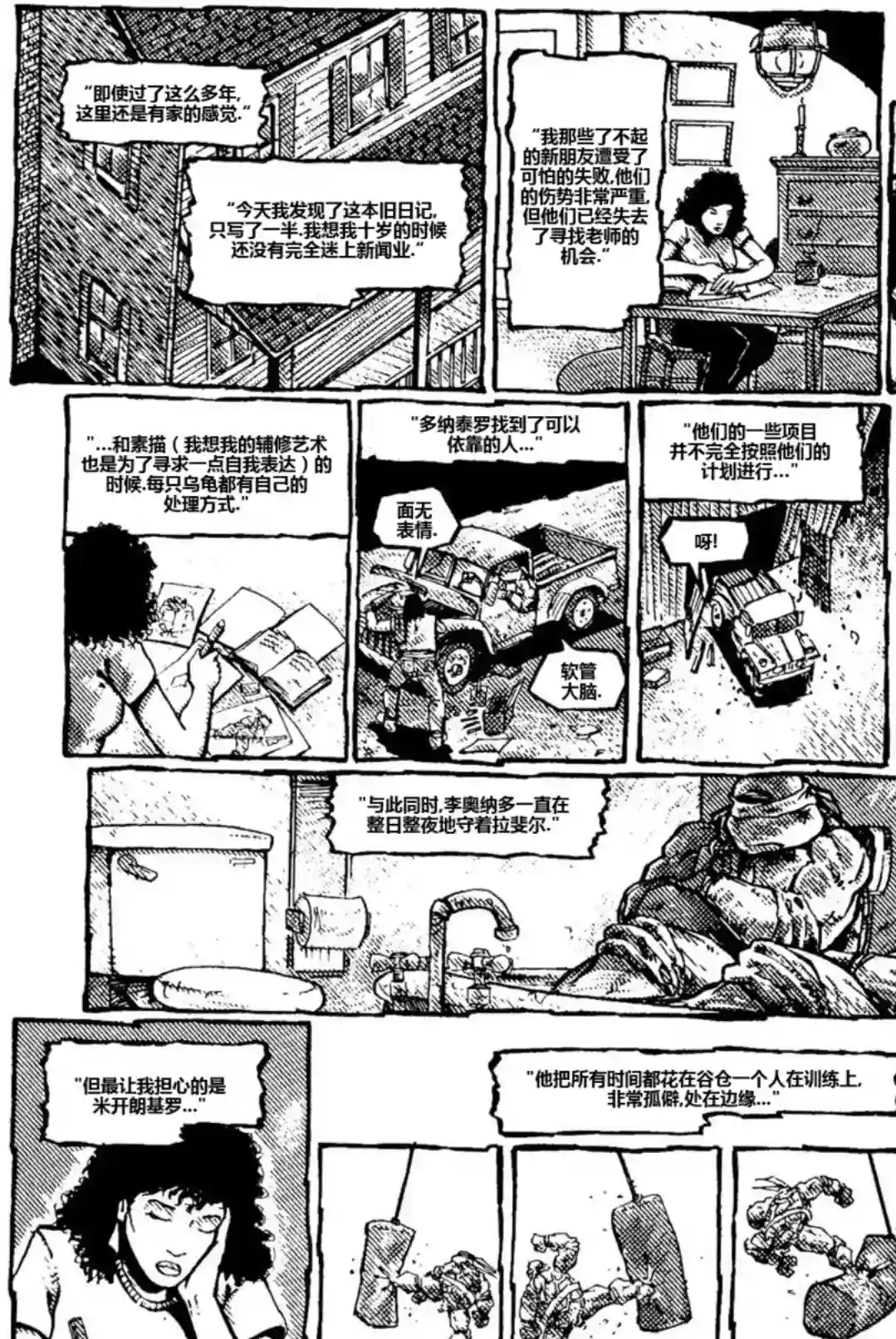 忍者神龟：90皮套电影三部曲配套漫画第一部