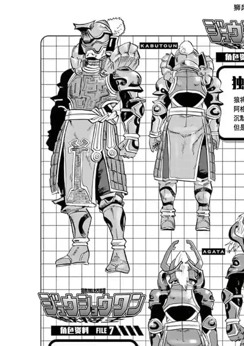 特摄GAGAGA兽将王人物设定4（剧中剧人物设定4）