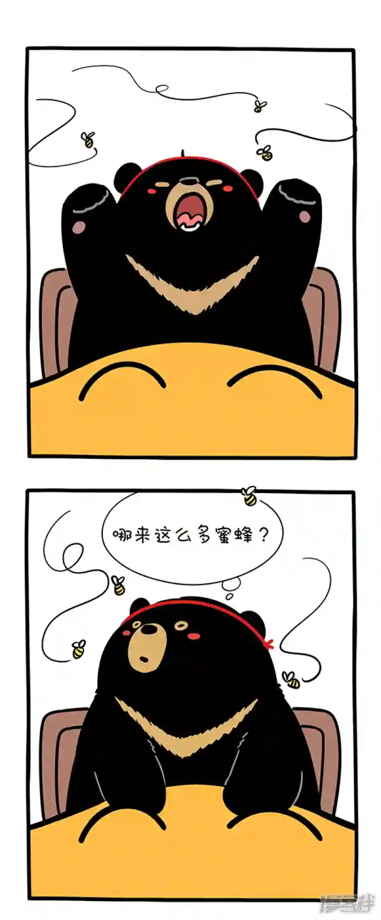 快把动物放进冰箱262春天，有的熊还在劳作，有的熊已经收获~