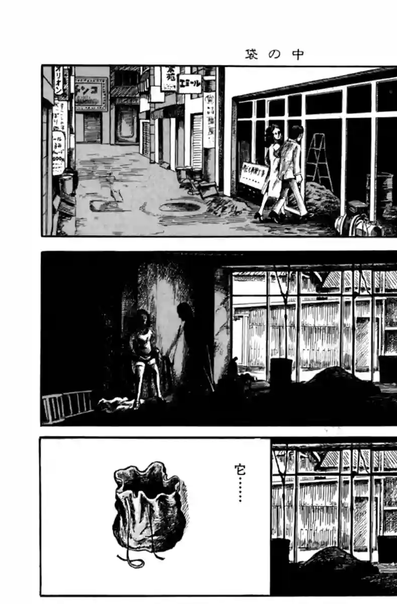 诸星大二郎短篇袋中黑影