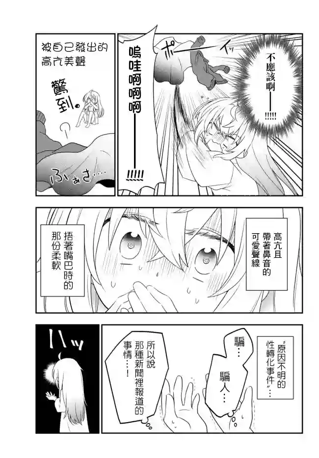 虽然变成了美少女、但也当起了网游废人。第01话