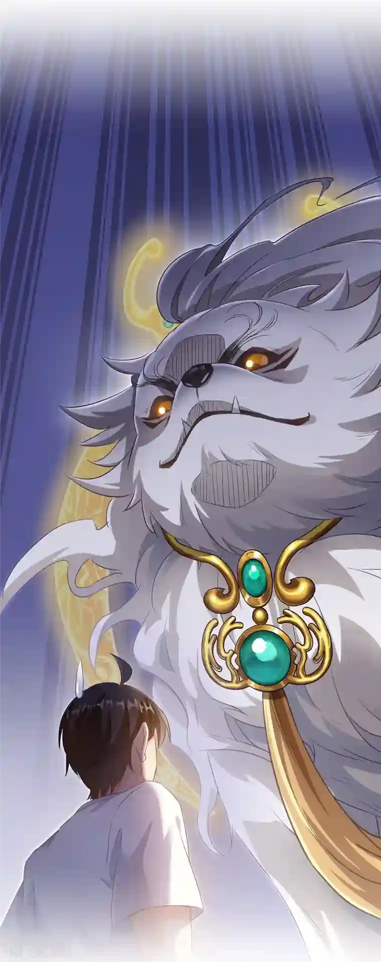 修真聊天群第70话 无名仙观的无名仙君像