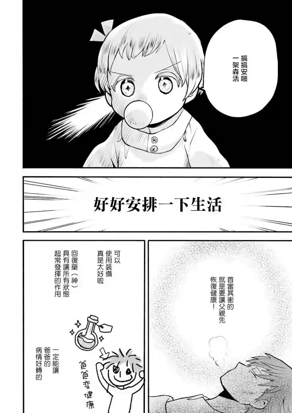 朦胧的异世界转生日常~升级到顶与道具继承之后！我是最强幼女第02话