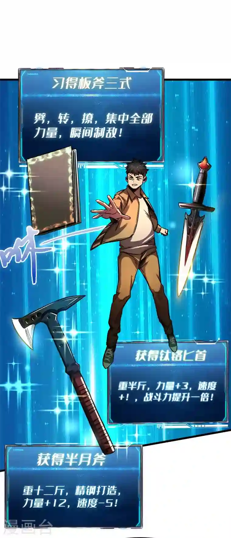 我在末世捡属性第3话 进化，称号：见习勇者！