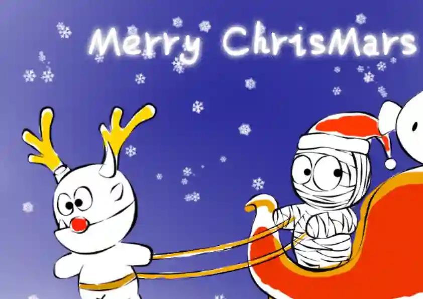 Ghost and Mummy幽灵与木乃伊圣诞快乐