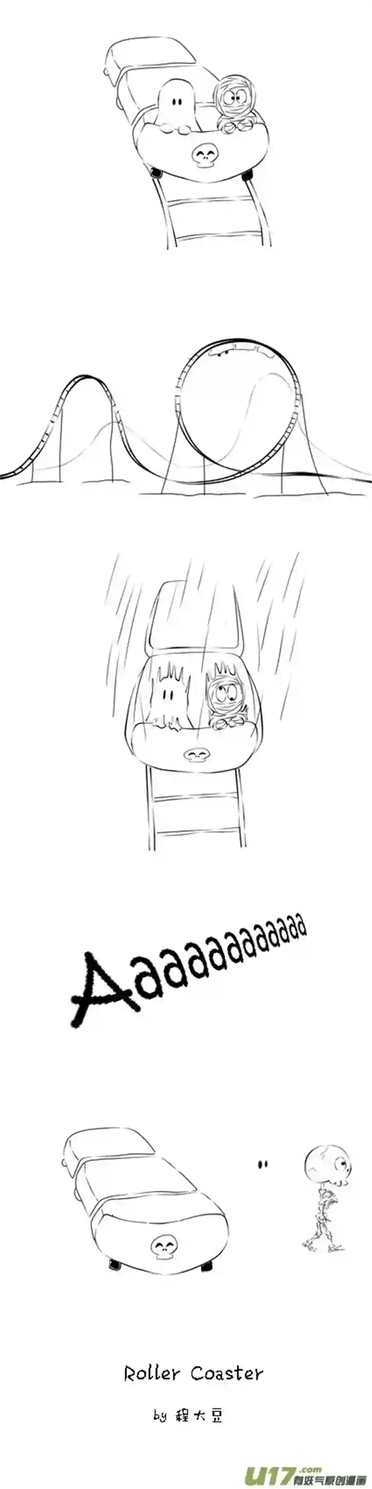 Ghost and MummyRoller Coaster