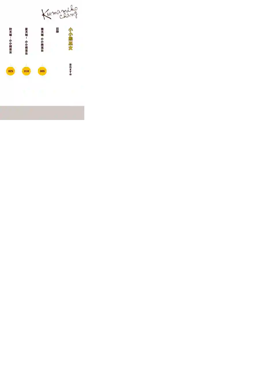 当女孩遇到熊春天喔 小小熊巫女