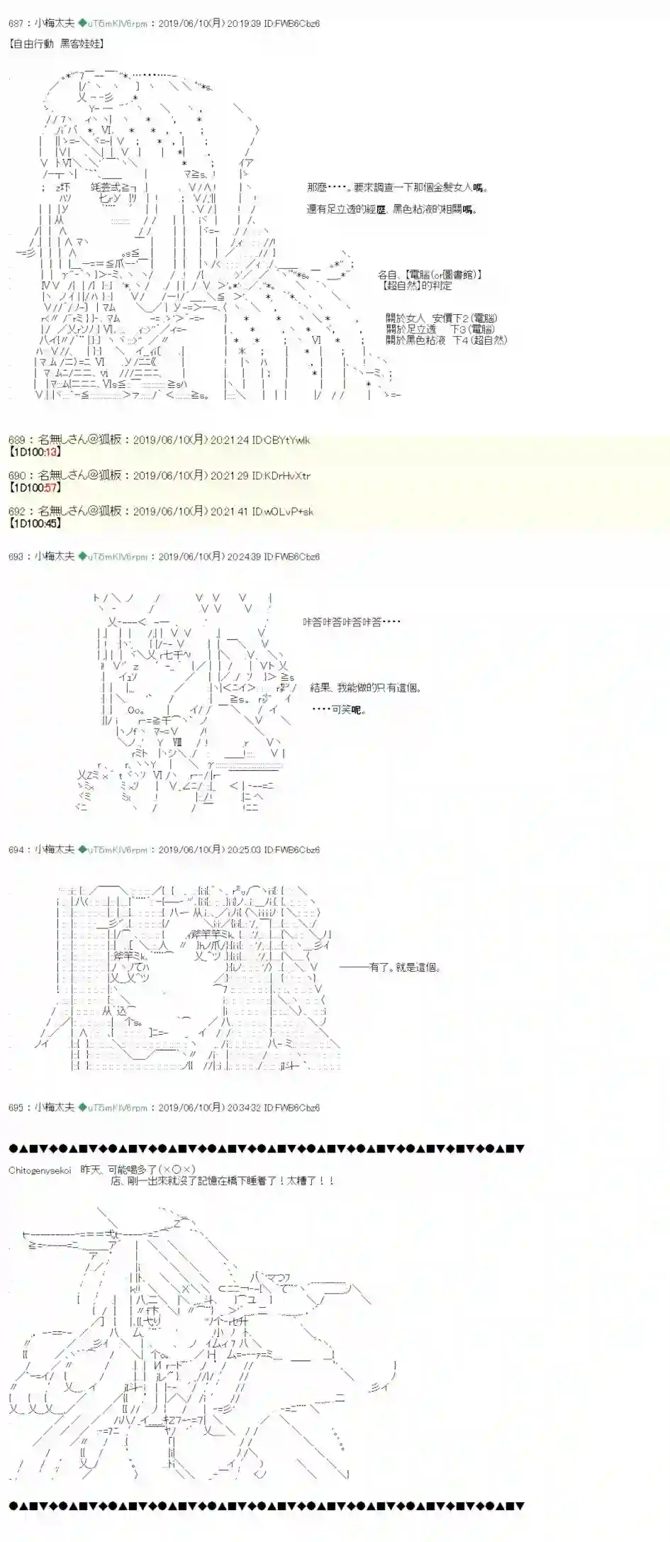 安价／安科决定的克苏鲁神话TRPG情欲之槛 05