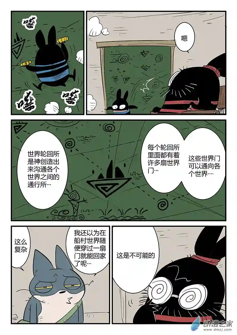 影子猫彩色版第60话 关于世界门的一切