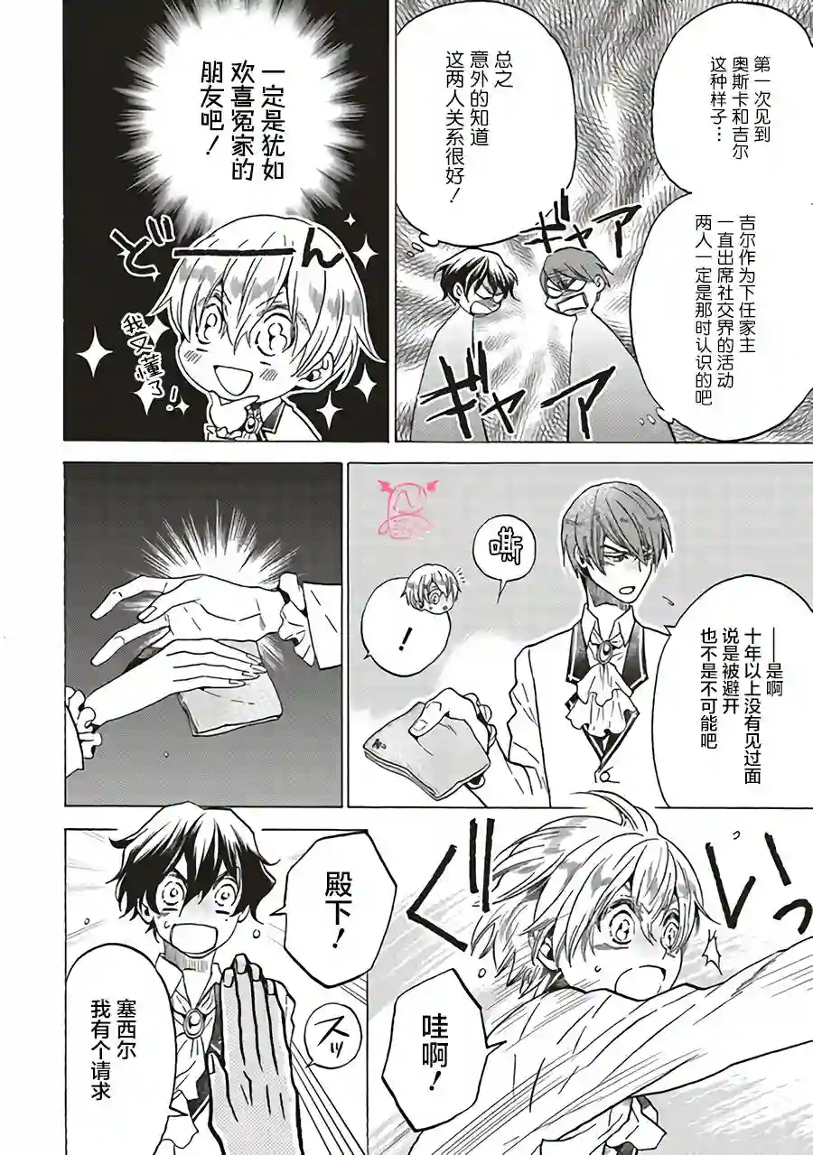 恶役千金、塞西莉亚•希尔维因为不想去死于是决定女扮男装。第3.1话