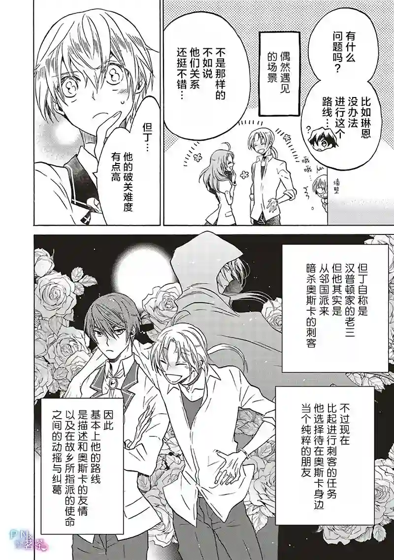 恶役千金、塞西莉亚•希尔维因为不想去死于是决定女扮男装。第8.2话