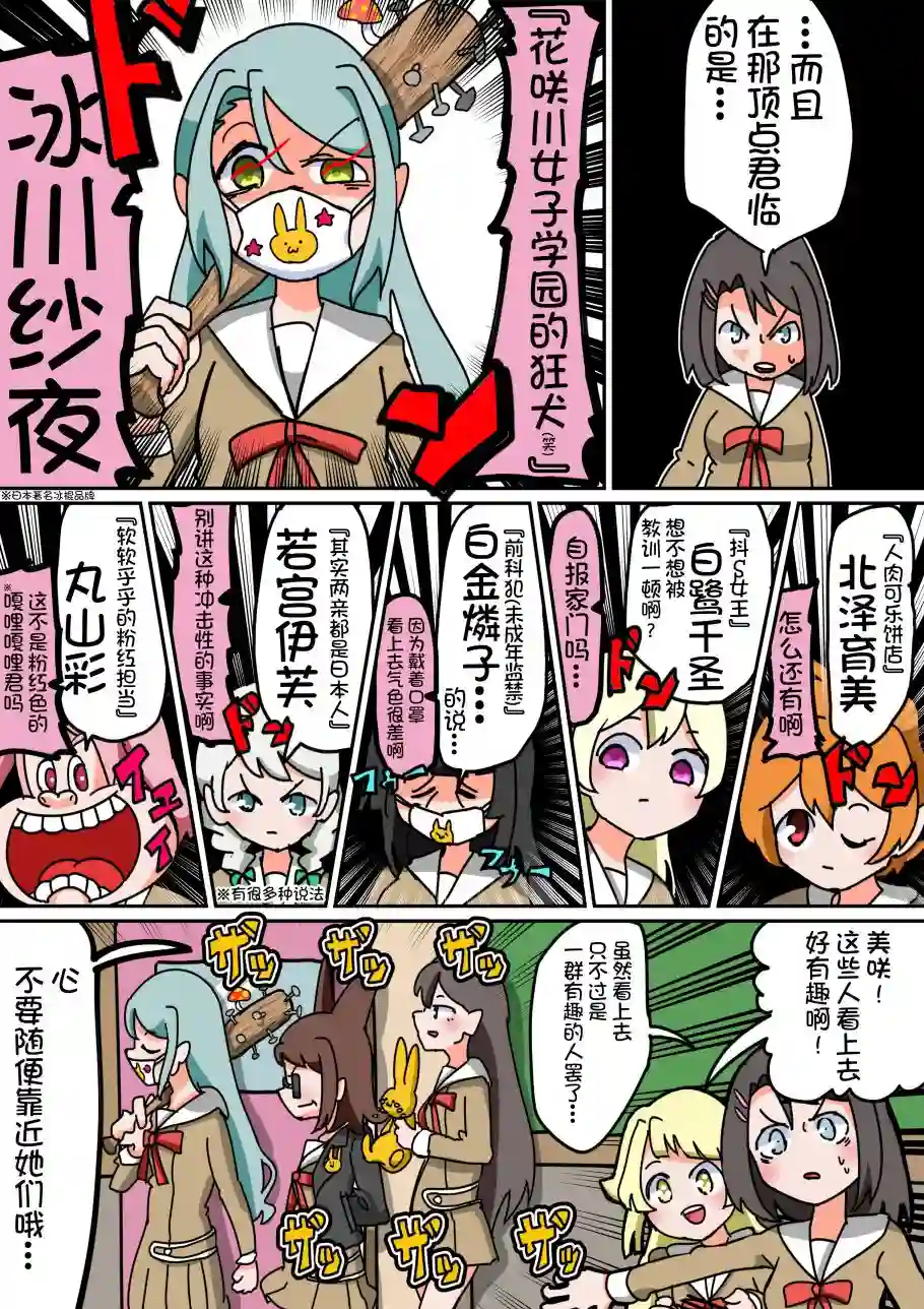 Bang Dream短篇同人漫画系列第41话