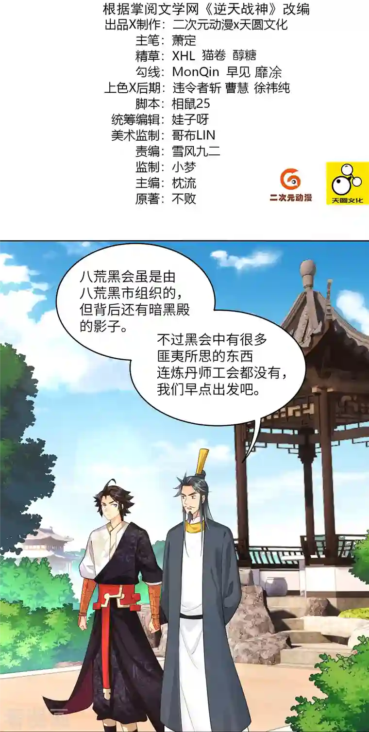 逆天战神第284话 进入八荒黑会