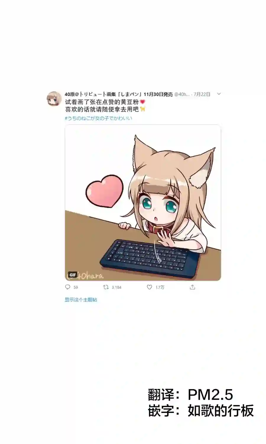 我家的猫猫是可爱的女孩子！杂图6