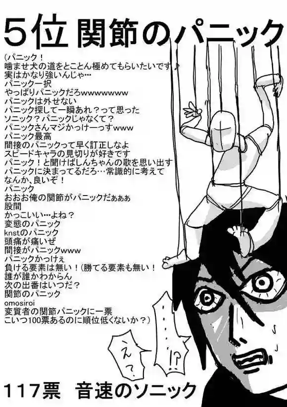 一拳超人原作人气投票←