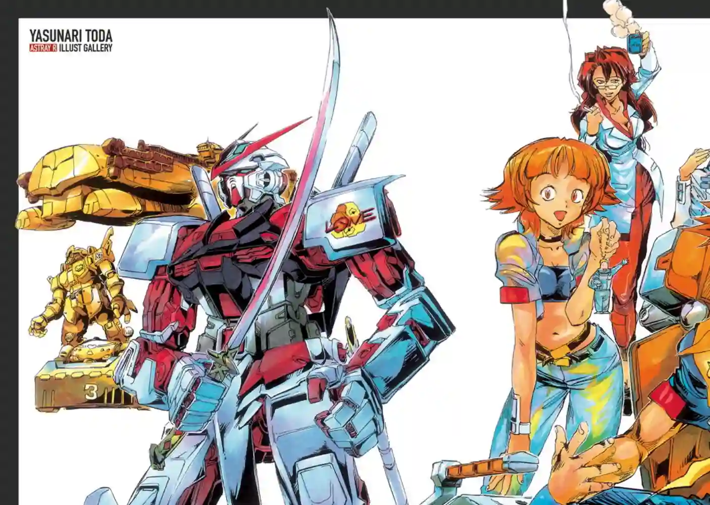 机动战士高达SEED ASTRAY RRe加笔插画