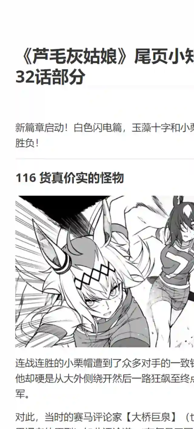 赛马娘：芦毛灰姑娘第33话
