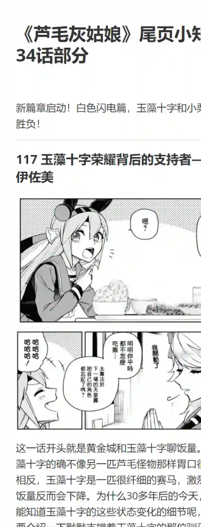 赛马娘：芦毛灰姑娘第34话