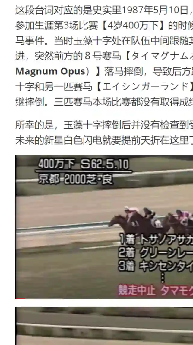 赛马娘：芦毛灰姑娘第37话