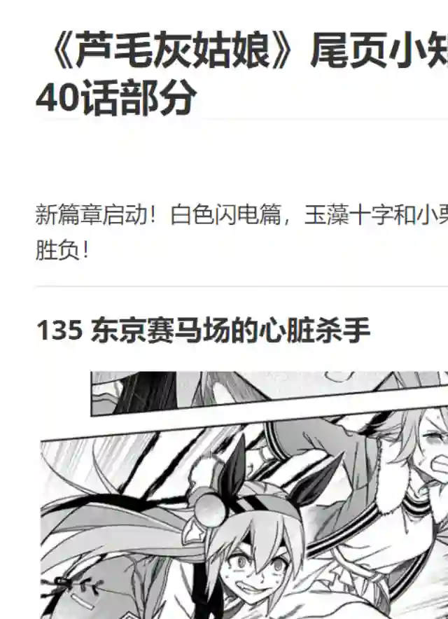 赛马娘：芦毛灰姑娘第40话
