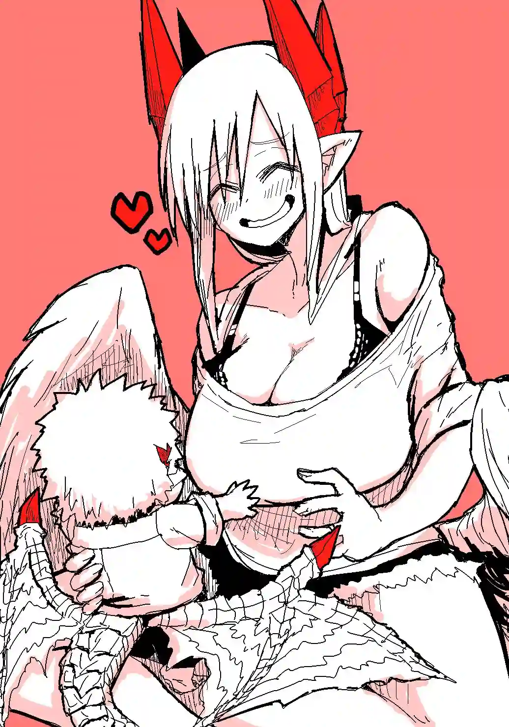 儿子可爱过头的魔族母亲第65话