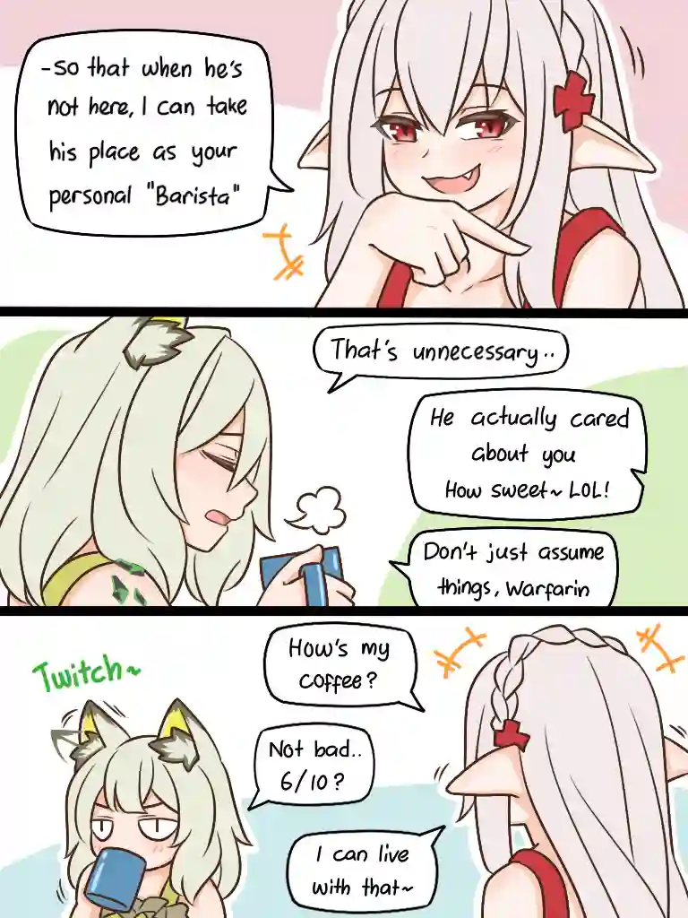 明日方舟的老年博士105 等一个人的咖啡3