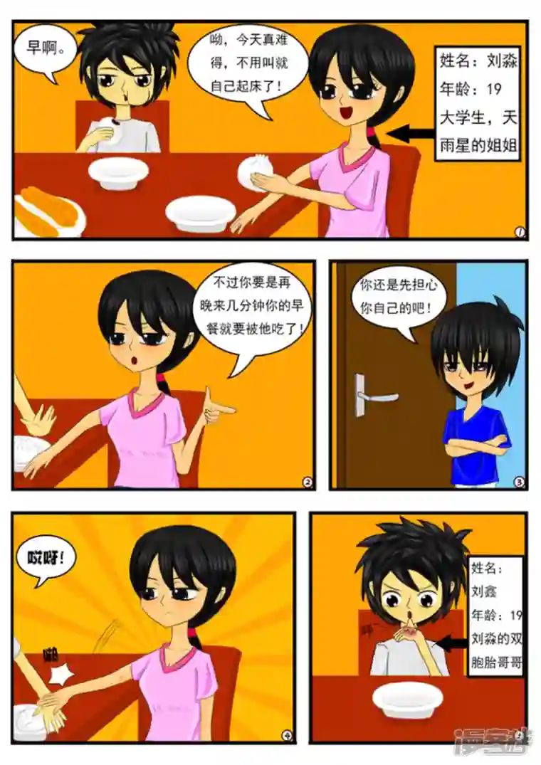 天雨星第一章：我叫天雨星