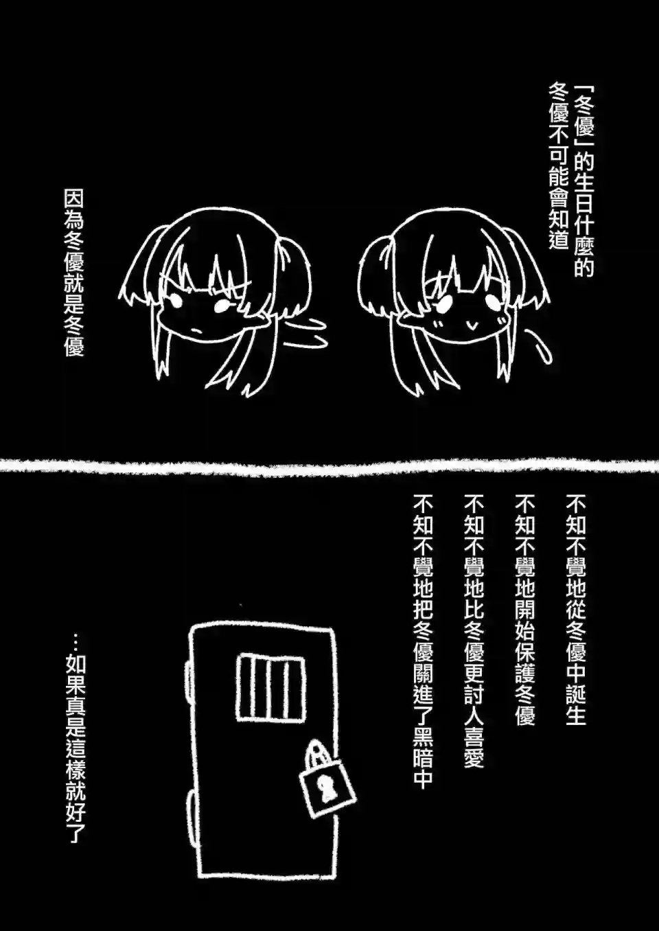 黛冬优子诞生日漫画（ド妄想とド幻覚）短篇