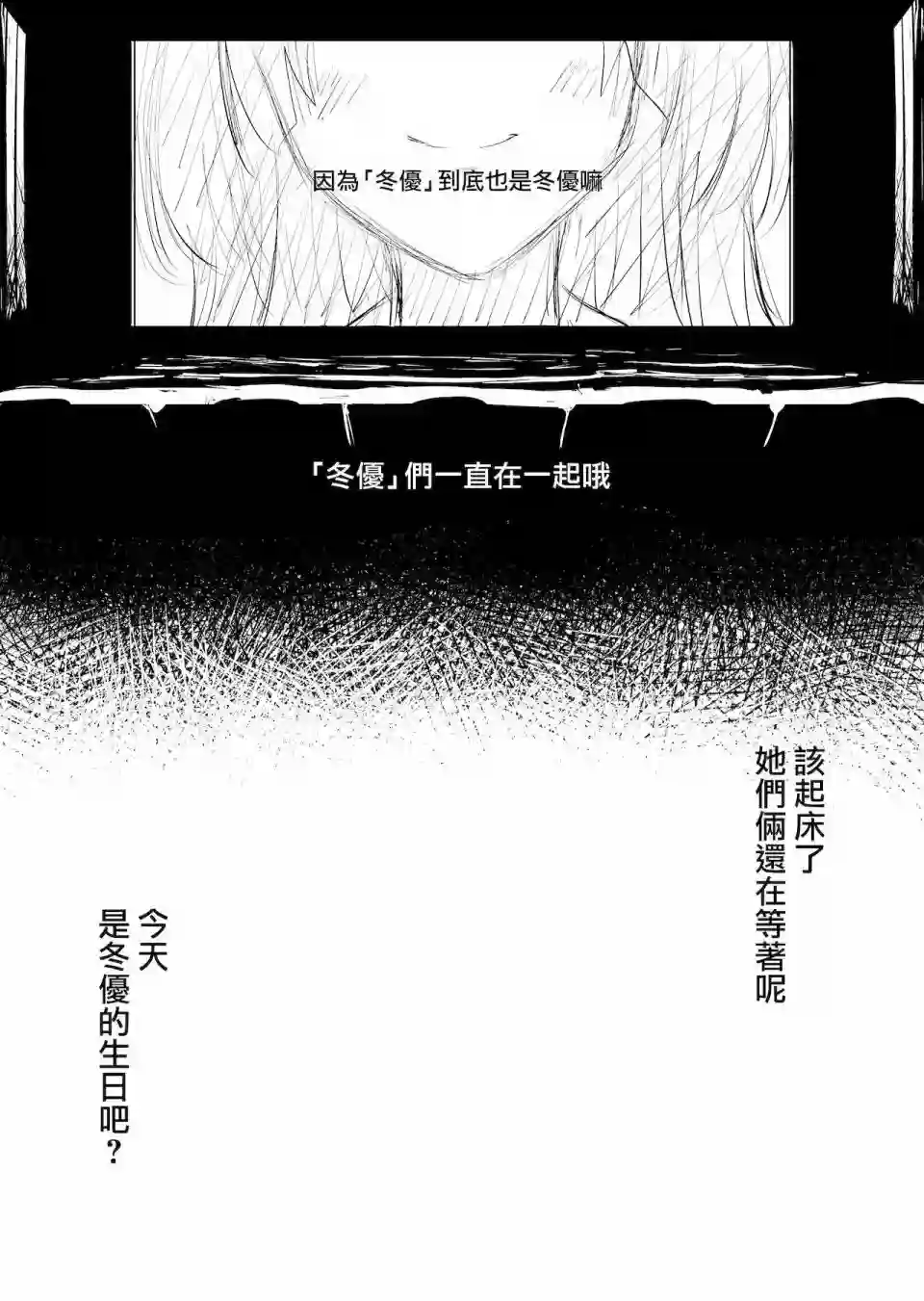 黛冬优子诞生日漫画（ド妄想とド幻覚）短篇
