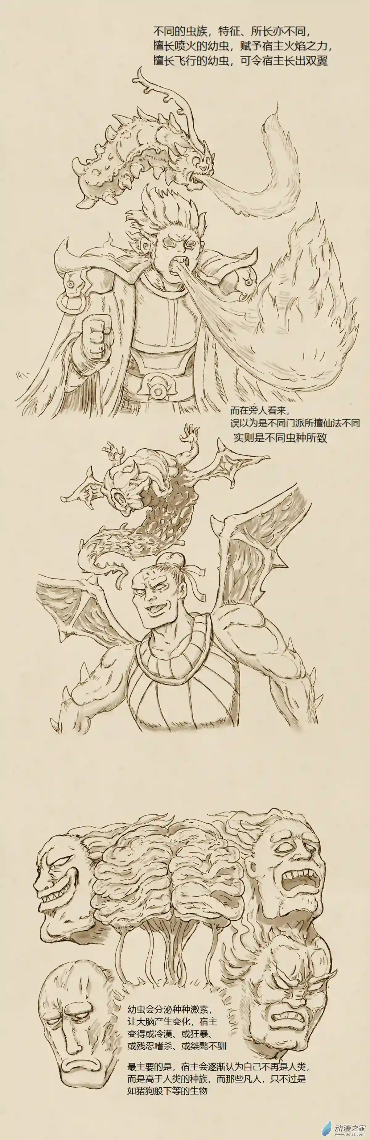 欢乐懒朋友第70话 寄生修仙（设定）