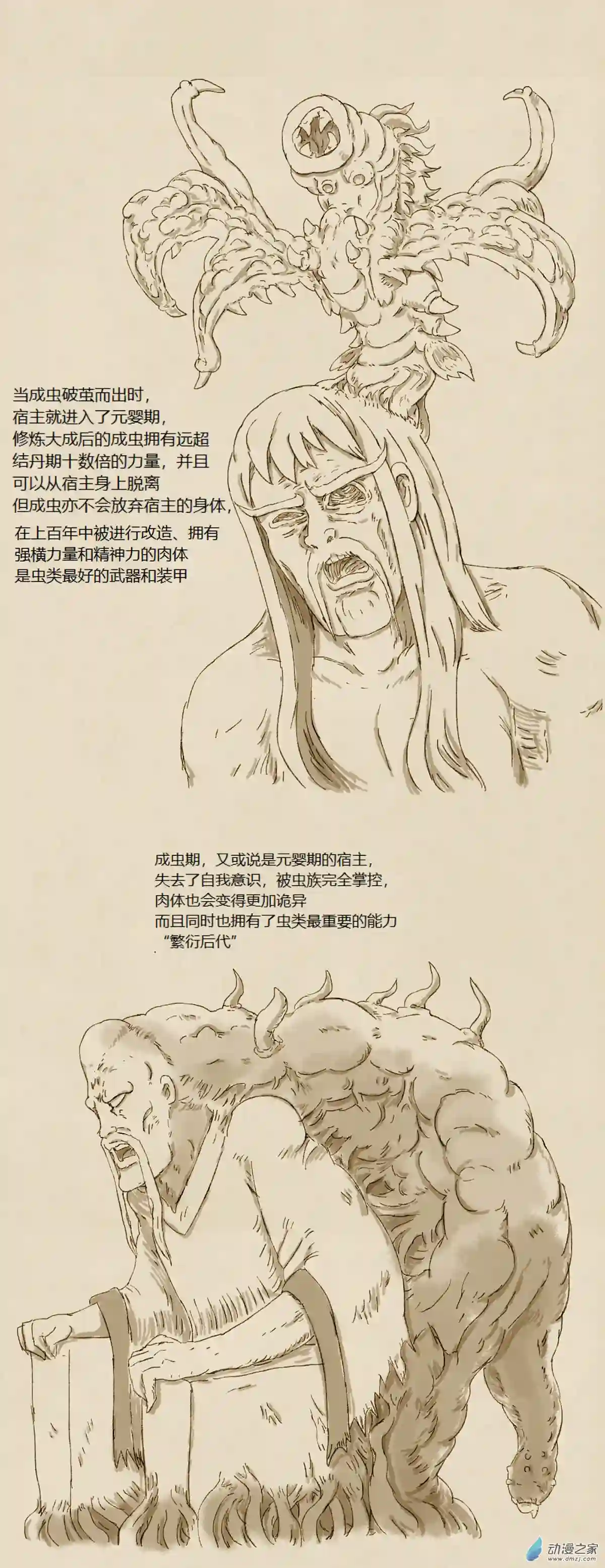 欢乐懒朋友第70话 寄生修仙（设定）