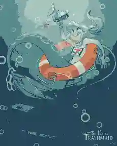 垃圾堆里的小美人鱼动图1