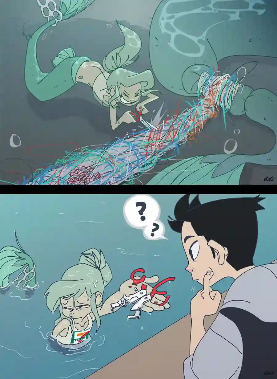 垃圾堆里的小美人鱼第22话