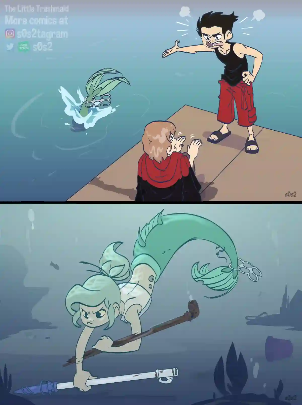 垃圾堆里的小美人鱼第96话