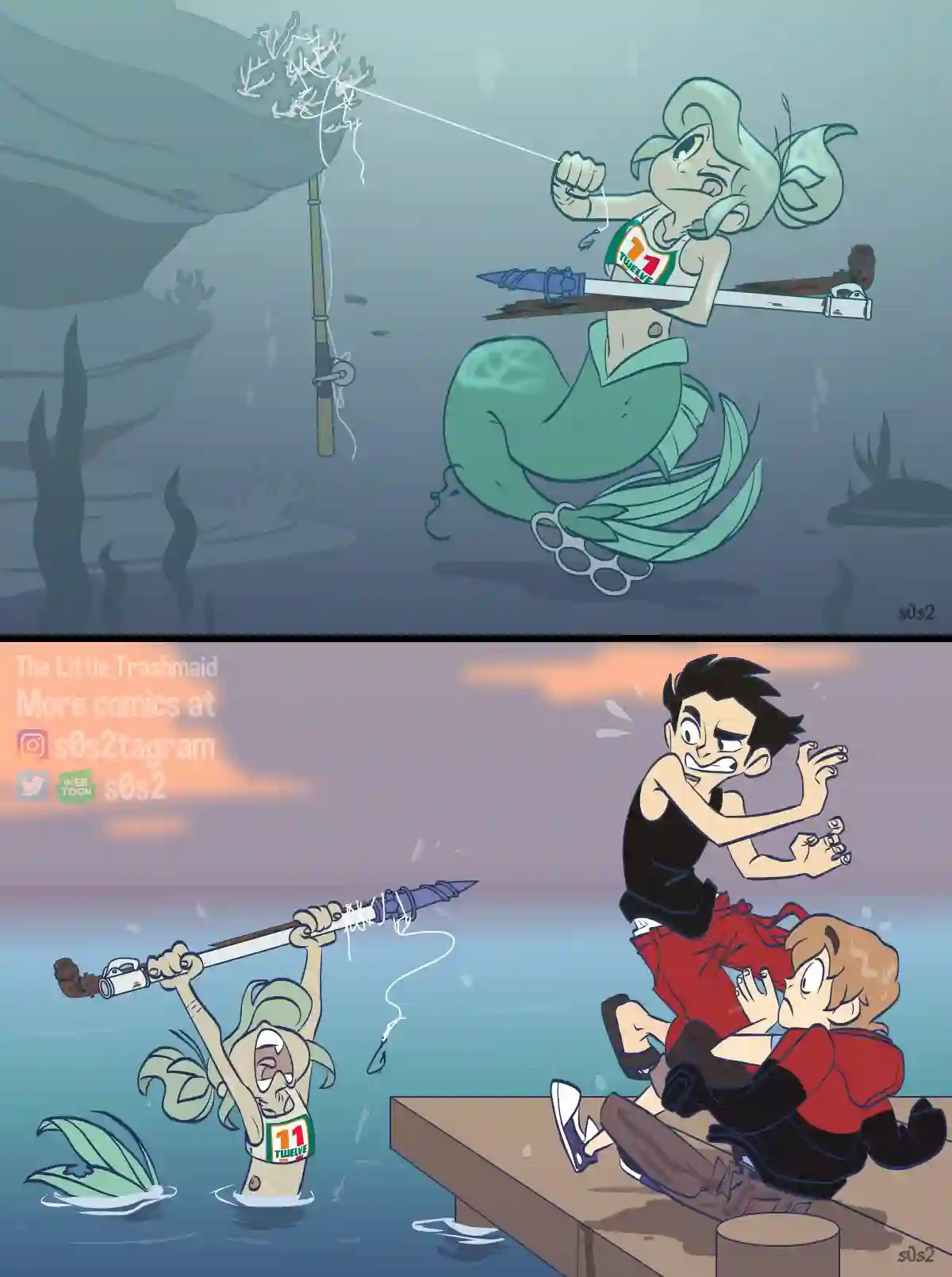 垃圾堆里的小美人鱼第96话